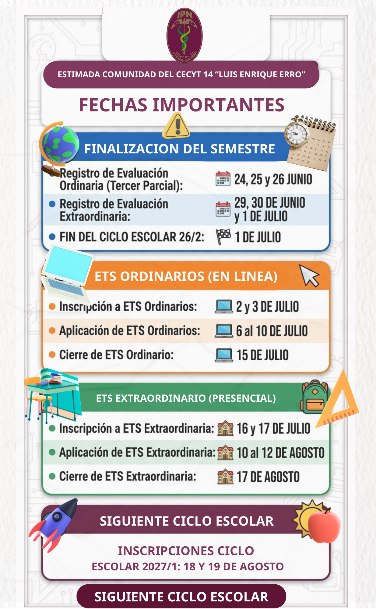 Naranja y Azul Moderno Fechas Clave Calendario A4 2026 (2).png